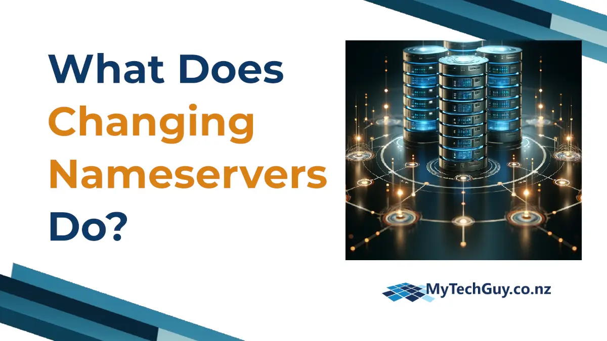 What does changing nameservers do?