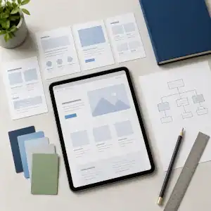 Blueprint of website strategy plan