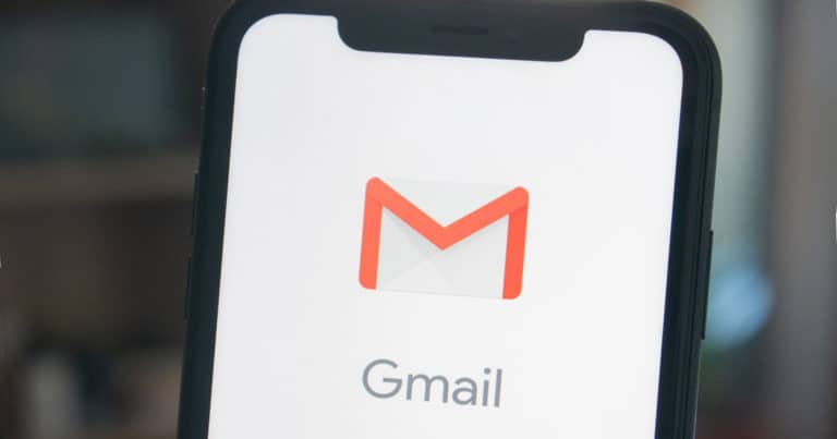 email on a phone